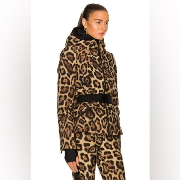 Goldbergh Fierce Leopard Print Ski Jacket US 6 Waterproof Roar Jaguar - Picture 11 of 13